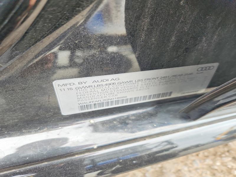 65639366 :رقم المزاد ، WAUFFAFL2GN018686 vin ، 2016 Audi A4 مزاد بيع