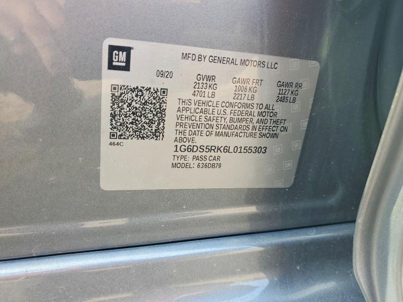 Продаж на аукціоні авто 2020 Cadillac Ct5, vin: 1G6DS5RK6L0155303, номер лоту: 64793476