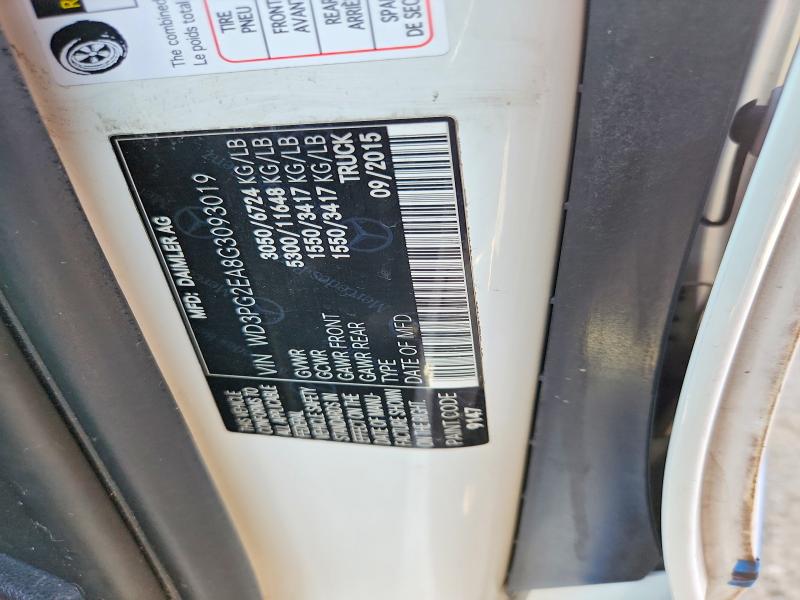 Aukcja sprzedaży 2016 Mercedes-benz Metris, vin: WD3PG2EA8G3093019, numer aukcji: 66105576