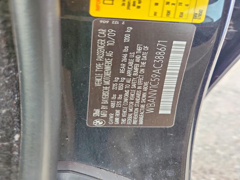 Aukcja sprzedaży 2010 Bmw 528, vin: WBANV1C59AC388671, numer aukcji: 63396786