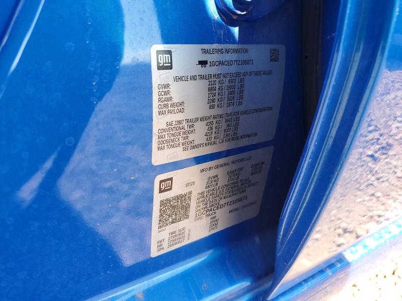 Продажа на аукционе авто 2026 Chevrolet Silverado, vin: 1GCPACED7TZ105871, номер лота: 64669956