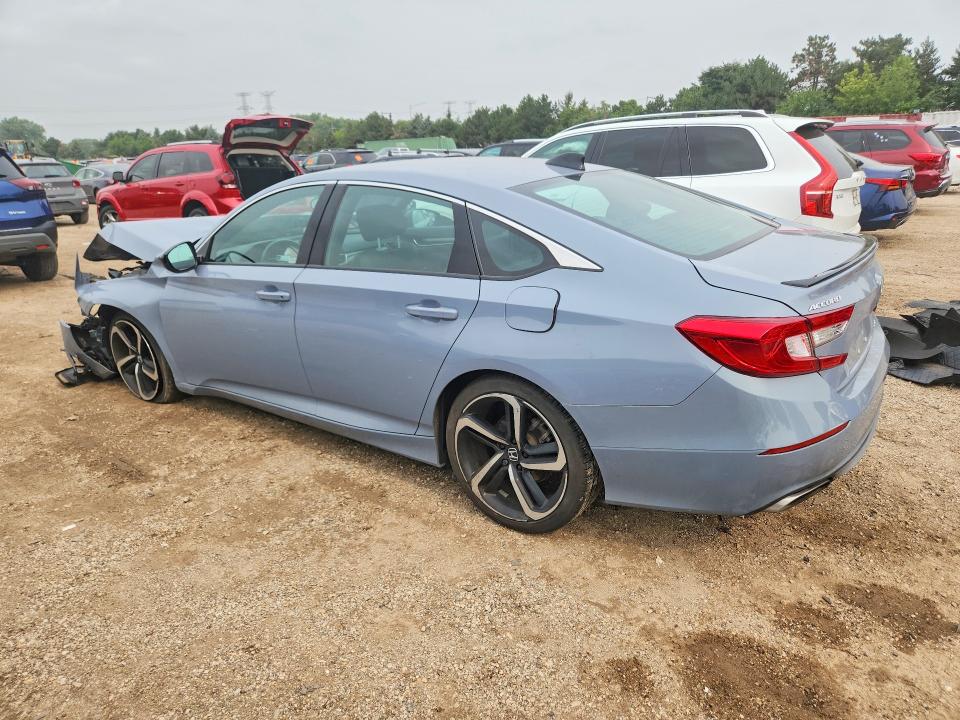 64886206 :رقم المزاد ، 1HGCV1F38NA108293 vin ، 2022 Honda Accord مزاد بيع