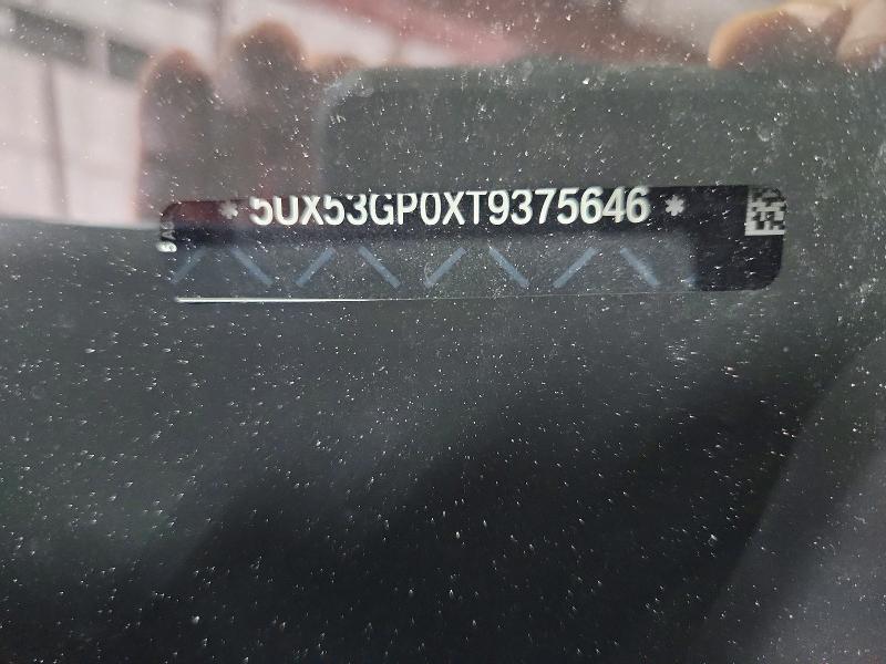 Aukcja sprzedaży 2026 Bmw X3, vin: 5UX53GP0XT9375646, numer aukcji: 65439346