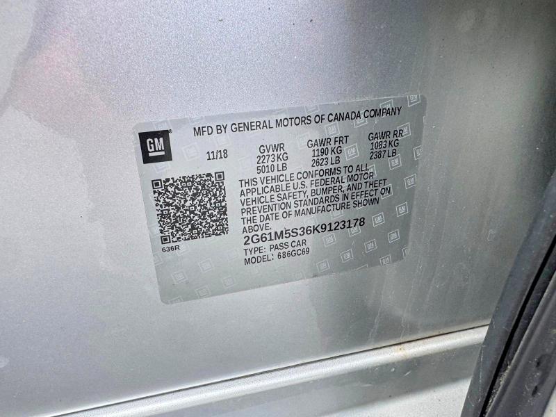 Aukcja sprzedaży 2019 Cadillac Xts, vin: 2G61M5S36K9123178, numer aukcji: 64004766