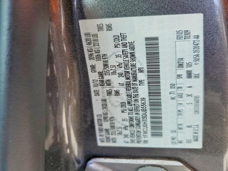 Продаж на аукціоні авто 2013 Ford Escape, vin: 1FMCU0HX5DUB55639, номер лоту: 64810186