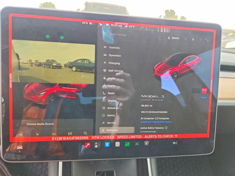Aukcja sprzedaży 2018 Tesla Model 3, vin: 5YJ3E1EA0JF062569, numer aukcji: 65221666