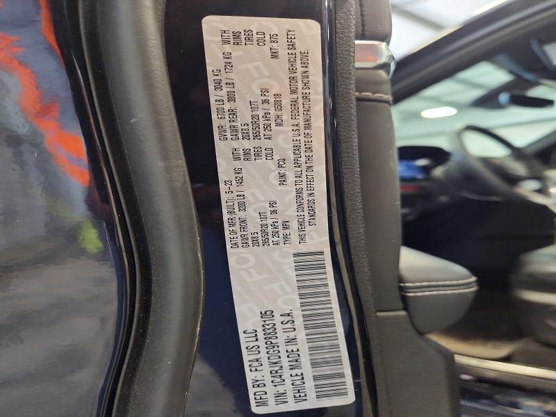 Продаж на аукціоні авто 2023 Jeep Grand Cherokee, vin: 1C4RJKDG9P8833105, номер лоту: 62240666