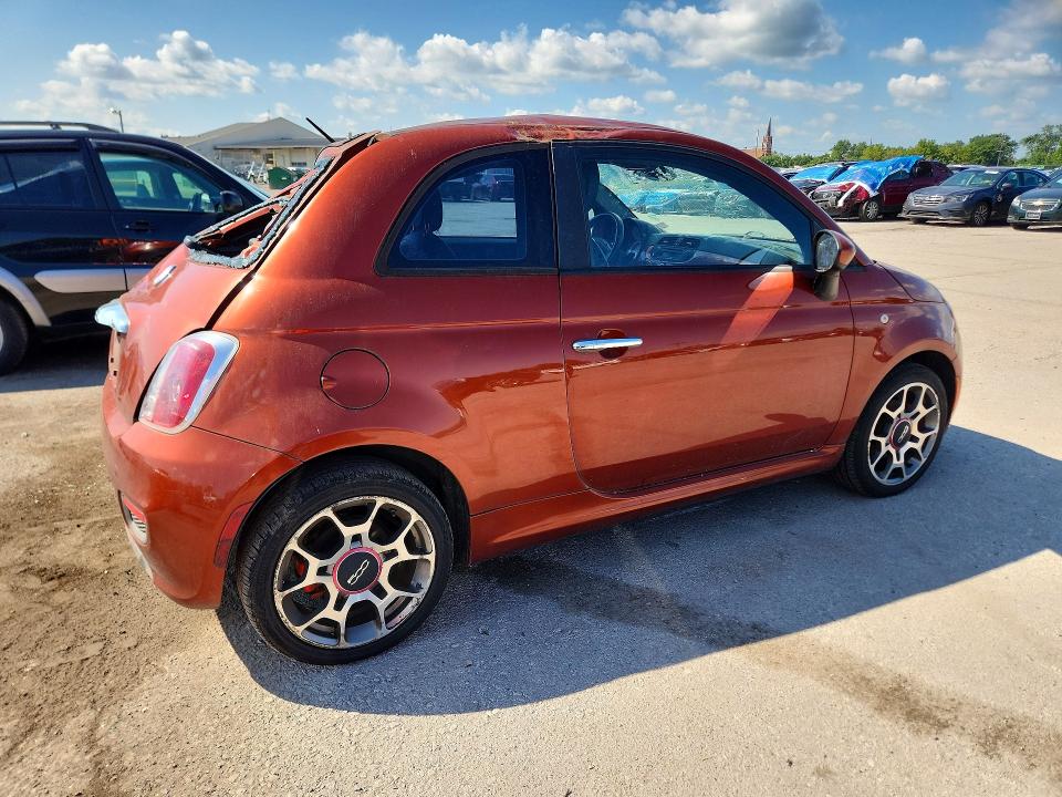 Aukcja sprzedaży 2013 Fiat 500, vin: 3C3CFFBR2DT523110, numer aukcji: 66838336