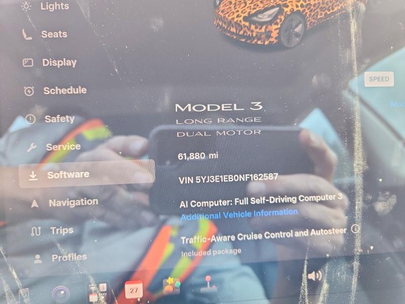 Aukcja sprzedaży 2022 Tesla Model 3, vin: 5YJ3E1EB0NF162587, numer aukcji: 66474826