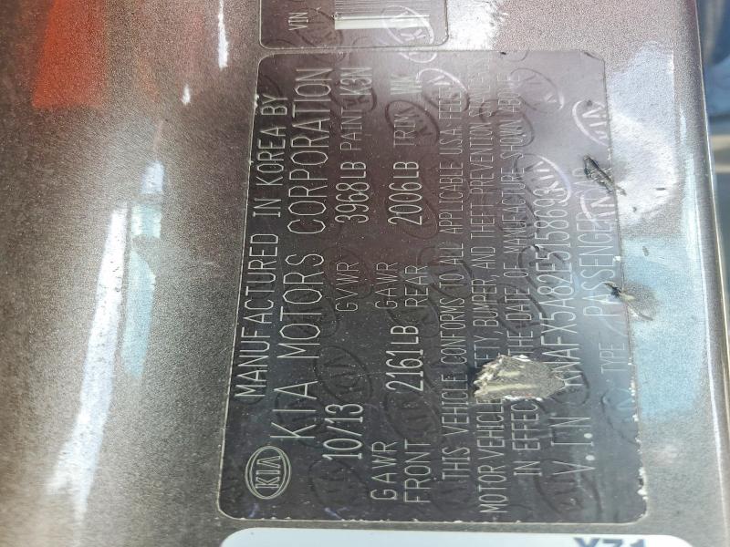 65569556 :رقم المزاد ، KNAFX5A82E5158693 vin ، 2014 Kia Forte مزاد بيع