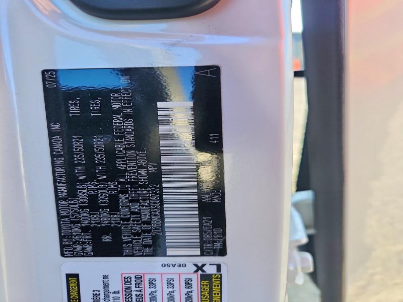 66761136 :رقم المزاد ، 2T2BBMCAXSC097372 vin ، 2025 Lexus Rx 350h مزاد بيع
