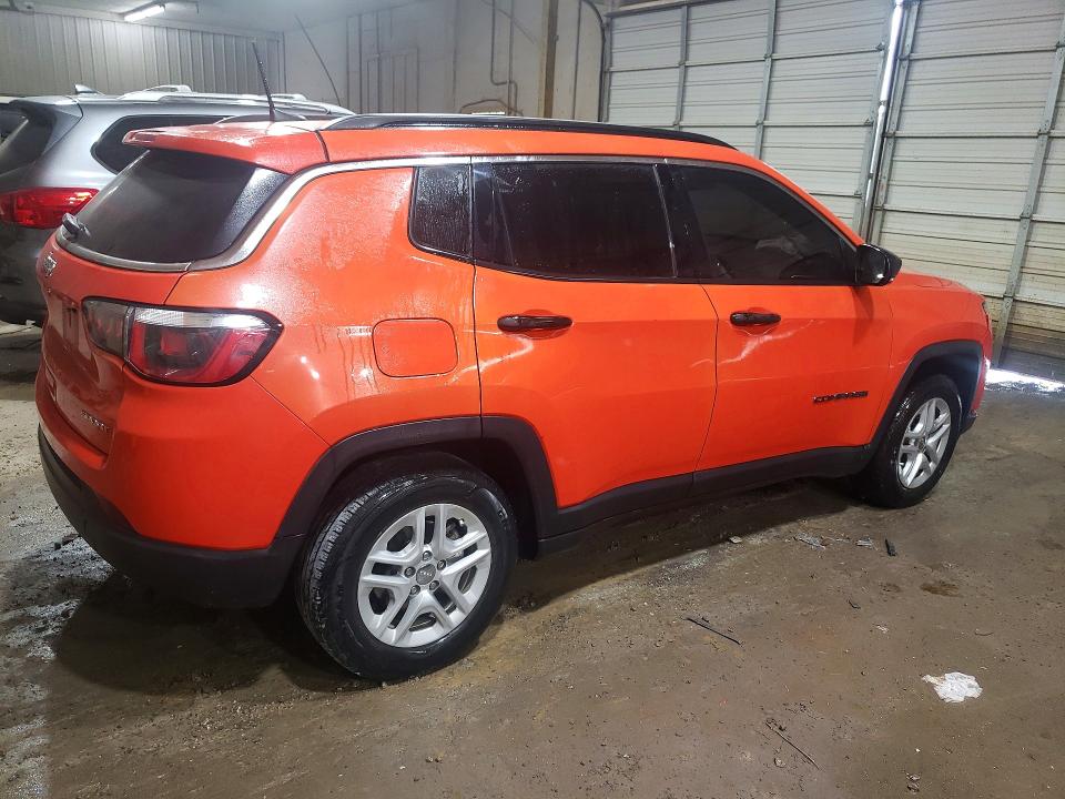 2019 Jeep Compass მანქანა იყიდება აუქციონზე, vin: 3C4NJCAB5KT685851, აუქციონის ნომერი: 64204616