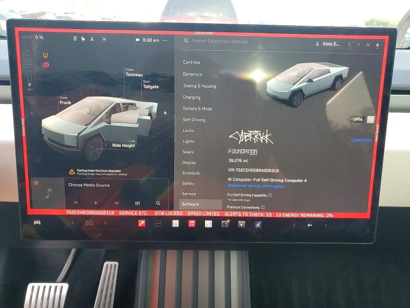 Aukcja sprzedaży 2024 Tesla Cybertruck, vin: 7G2CEHED8RA009319, numer aukcji: 62113666