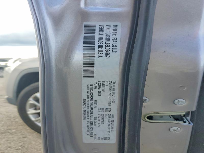 66204776 :رقم المزاد ، 1C4PJMLB2LD647691 vin ، 2020 Jeep Cherokee مزاد بيع