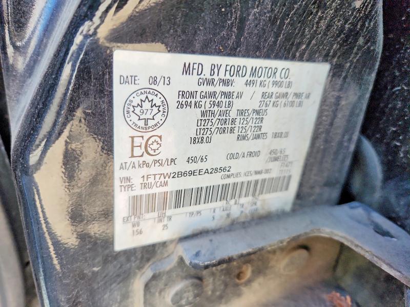 Aukcja sprzedaży 2014 Ford F250, vin: 1FT7W2B69EEA28562, numer aukcji: 63135776