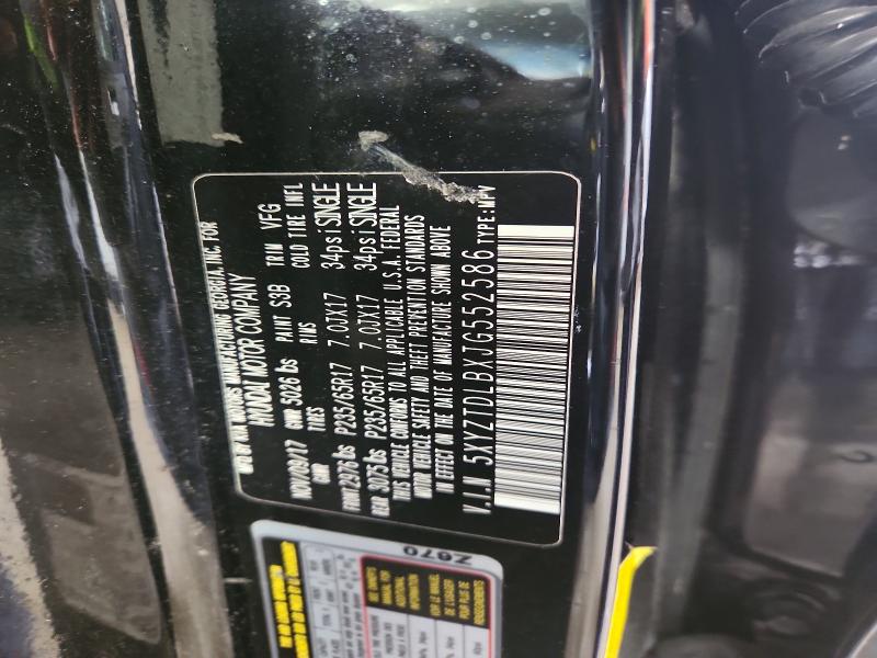 64367696 :رقم المزاد ، 5XYZTDLBXJG552586 vin ، 2018 Hyundai Santa Fe Sport مزاد بيع