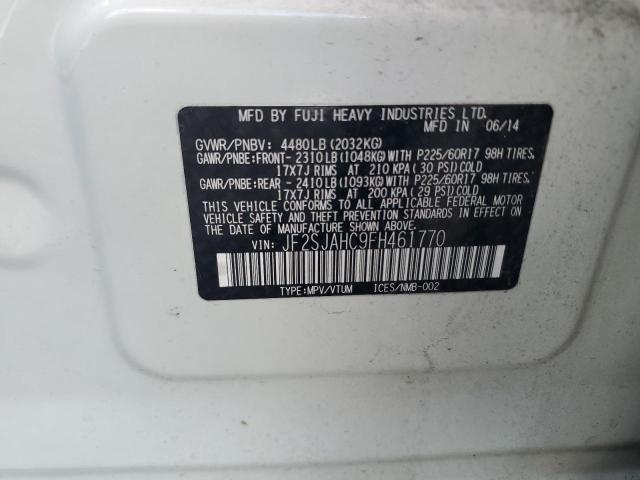 Продаж на аукціоні авто 2015 Subaru Forester, vin: JF2SJAHC9FH461770, номер лоту: 65294466