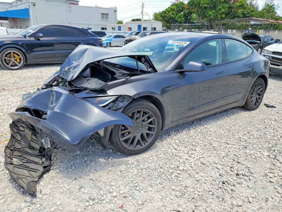 Auction sale of the 2025 Tesla Model 3, vin: 5YJ3E1EA3SF027476, lot number: 65366526