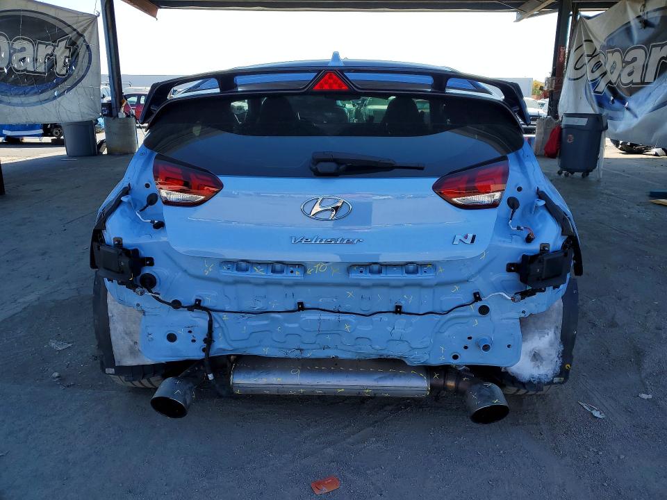 2022 Hyundai Veloster N მანქანა იყიდება აუქციონზე, vin: KMHT36AH1NU015596, აუქციონის ნომერი: 61594236
