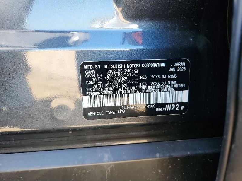 Продаж на аукціоні авто 2025 Mitsubishi Outlander, vin: JA4J4VA85SZ014169, номер лоту: 65373136