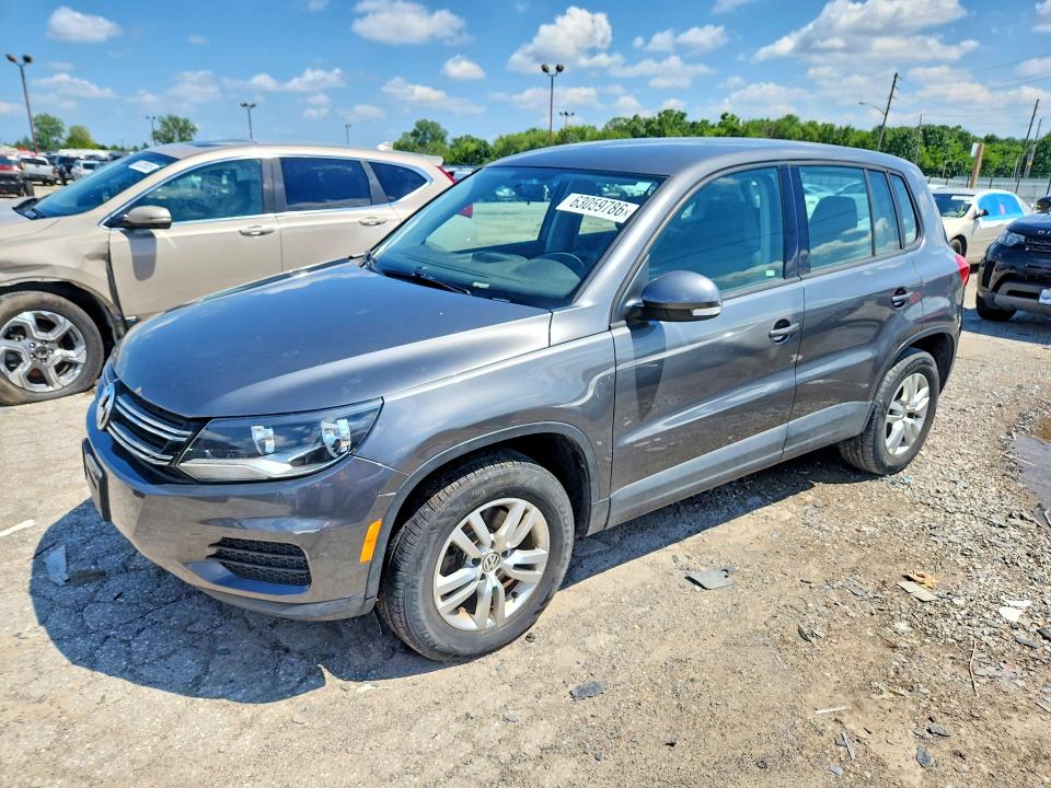 63059786 :رقم المزاد ، WVGBV3AX9EW523251 vin ، 2014 Volkswagen Tiguan مزاد بيع