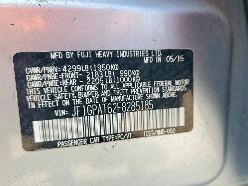 Продаж на аукціоні авто 2015 Subaru Impreza, vin: JF1GPAT62F8285185, номер лоту: 64298856