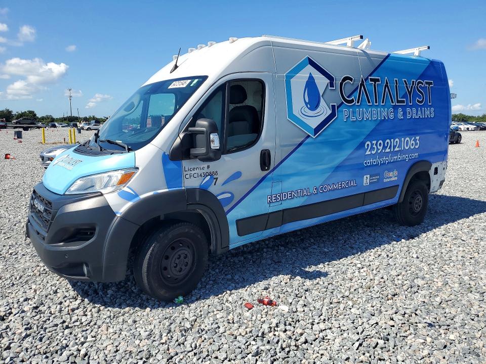 64731546 :رقم المزاد ، 3C6LRVDG8PE556363 vin ، 2023 Ram Promaster 2500 مزاد بيع