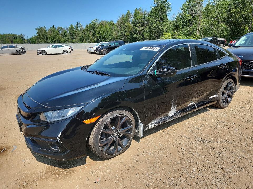 2020 Honda Civic მანქანა იყიდება აუქციონზე, vin: 2HGFC2F88LH028429, აუქციონის ნომერი: 64440636