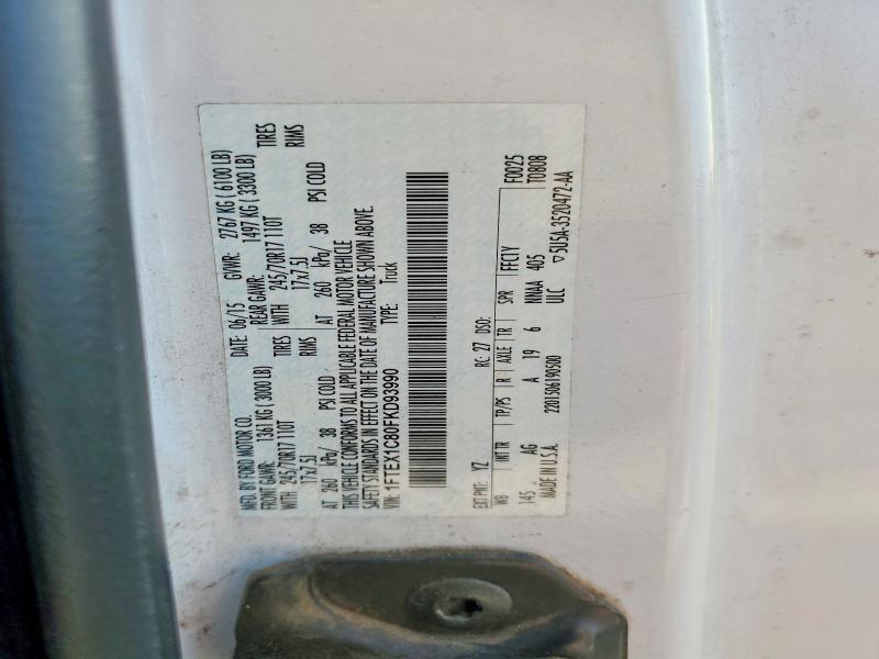 Aukcja sprzedaży 2015 Ford F150, vin: 1FTEX1C80FKD93990, numer aukcji: 64846446