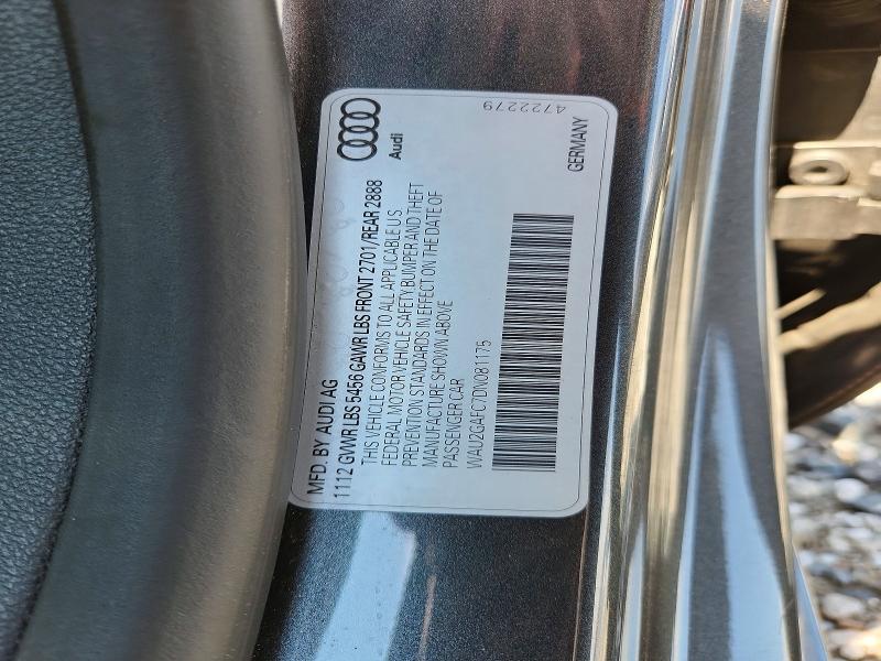 Aukcja sprzedaży 2013 Audi A7, vin: WAU2GAFC7DN081175, numer aukcji: 63345416