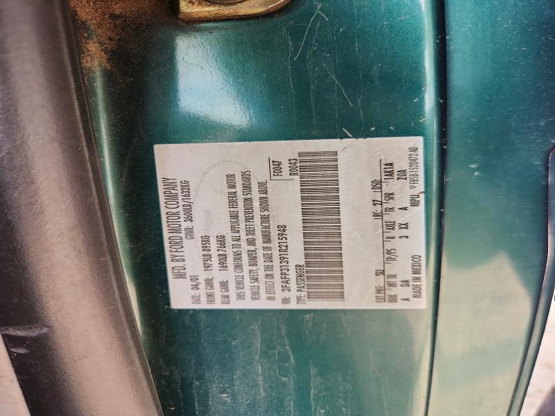 Продаж на аукціоні авто 2001 Ford Focus, vin: 3FAFP31391R215948, номер лоту: 66739926