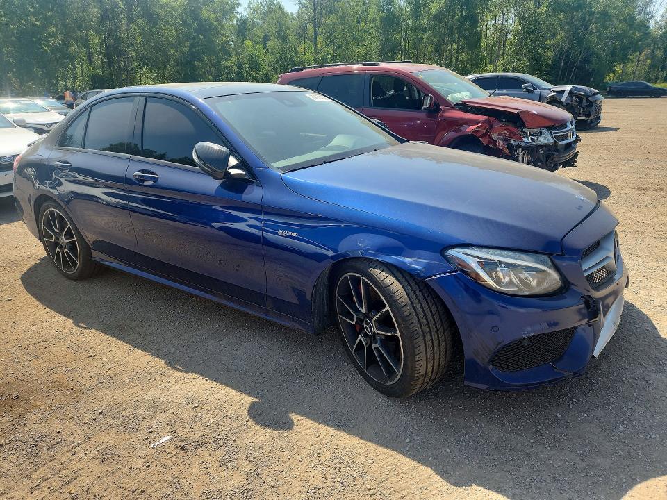 62674126 :رقم المزاد ، 55SWF6EB0HU191159 vin ، 2017 Mercedes-benz C مزاد بيع