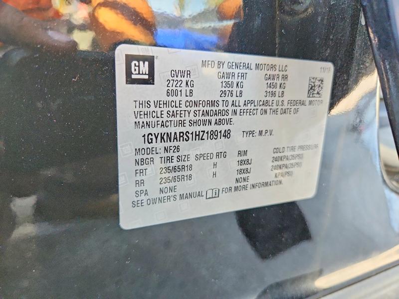 Продаж на аукціоні авто 2017 Cadillac Xt5, vin: 1GYKNARS1HZ189148, номер лоту: 66511246