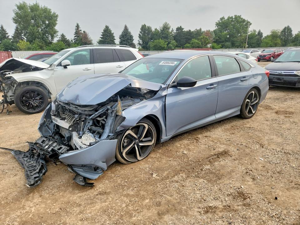 Auction sale of the 2022 Honda Accord, vin: 1HGCV1F38NA108293, lot number: 64886206