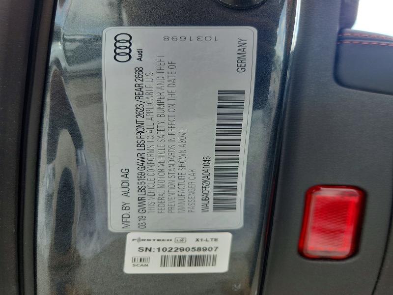 Продаж на аукціоні авто 2019 Audi S5, vin: WAUB4CF52KA041046, номер лоту: 63686446