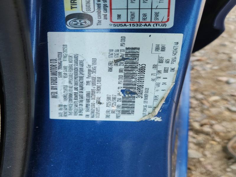 Продажа на аукционе авто 2009 Ford Fusion, vin: 3FAHP08189R108865, номер лота: 65219986