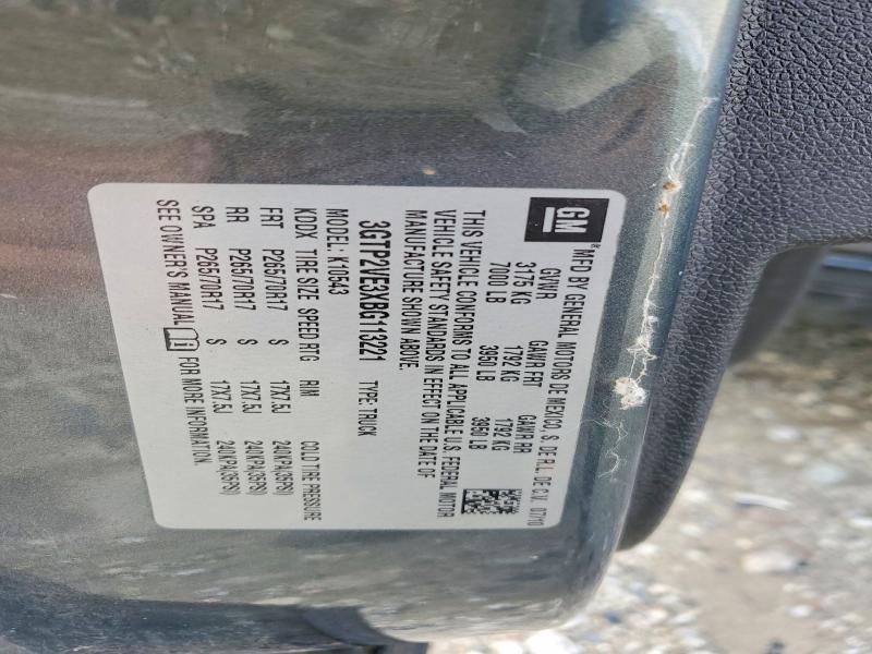 2011 Gmc Sierra მანქანა იყიდება აუქციონზე, vin: 3GTP2VE3XBG113221, აუქციონის ნომერი: 63433186