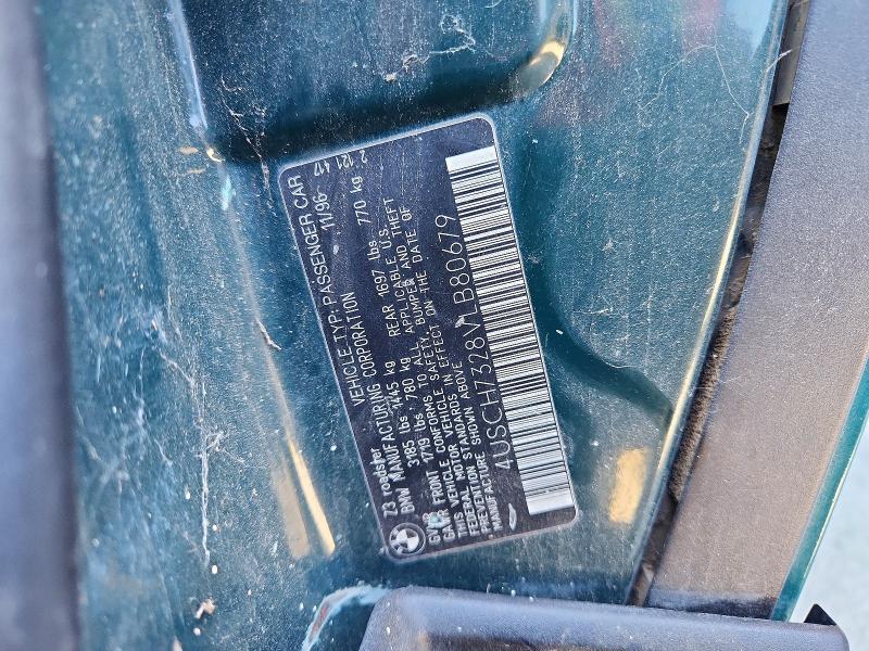 Продажа на аукционе авто 1997 Bmw Z3, vin: 4USCH7328VLB80679, номер лота: 65569416