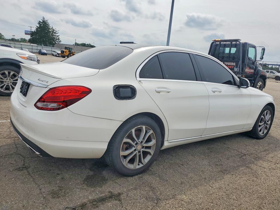 2016 Mercedes-benz C მანქანა იყიდება აუქციონზე, vin: WDDWF4KB6GR134098, აუქციონის ნომერი: 64946296