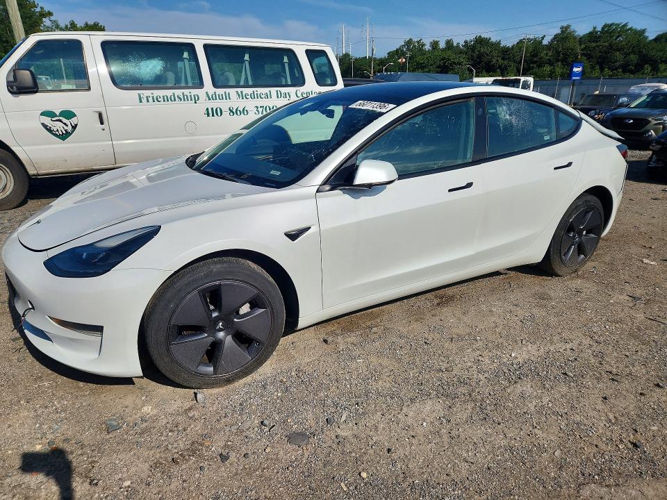 2023 Tesla Model 3 მანქანა იყიდება აუქციონზე, vin: 5YJ3E1EA7PF437687, აუქციონის ნომერი: 66011396