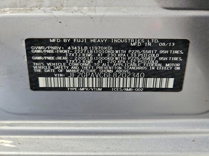 Продажа на аукционе авто 2014 Subaru Xv Crosstrek, vin: JF2GPAVC6E8202340, номер лота: 65872036