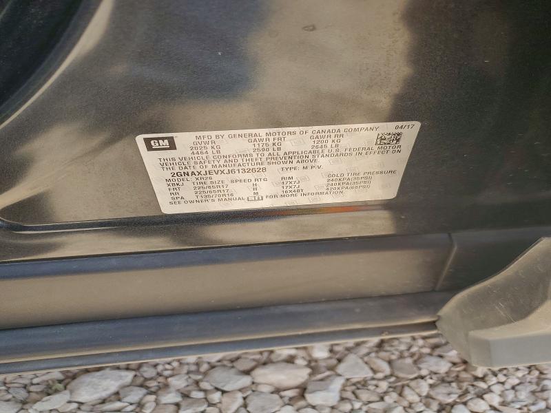 2018 Chevrolet Equinox მანქანა იყიდება აუქციონზე, vin: 2GNAXJEVXJ6132628, აუქციონის ნომერი: 67293086