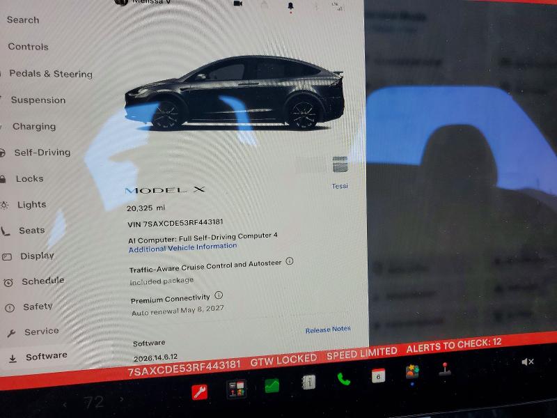 Aukcja sprzedaży 2024 Tesla Model X, vin: 7SAXCDE53RF443181, numer aukcji: 63588696