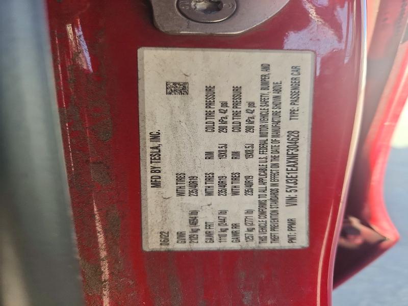 Продаж на аукціоні авто 2022 Tesla Model 3, vin: 5YJ3E1EAXNF304628, номер лоту: 66656986