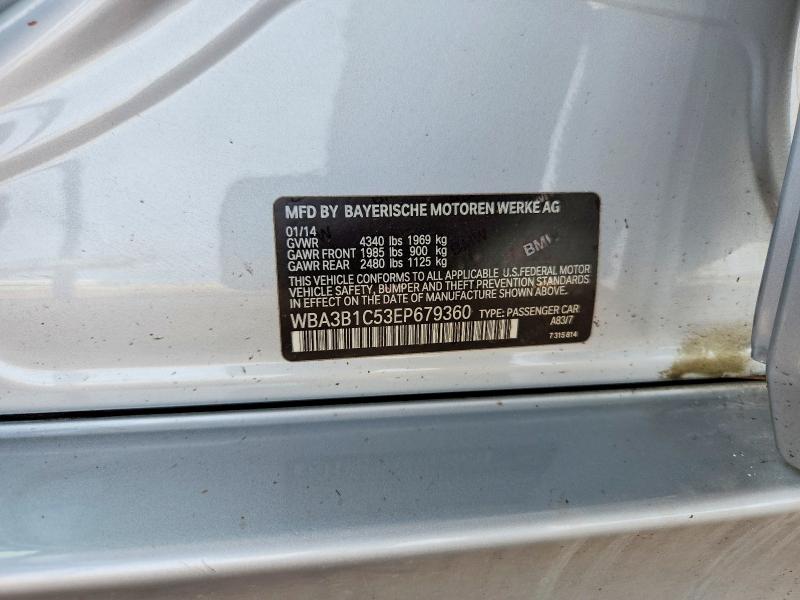 Aukcja sprzedaży 2014 Bmw 320, vin: WBA3B1C53EP679360, numer aukcji: 65151956