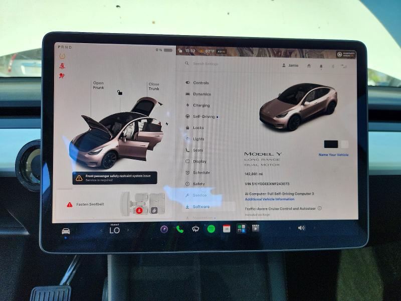 Aukcja sprzedaży 2021 Tesla Model Y, vin: 5YJYGDEEXMF243073, numer aukcji: 67204566