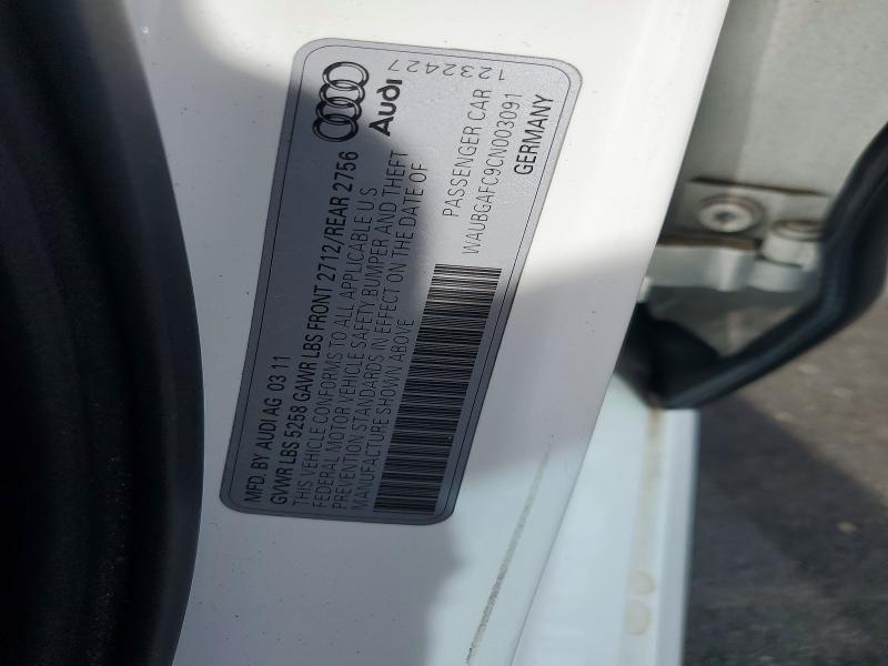Aukcja sprzedaży 2012 Audi A6, vin: WAUBGAFC9CN003091, numer aukcji: 64501496