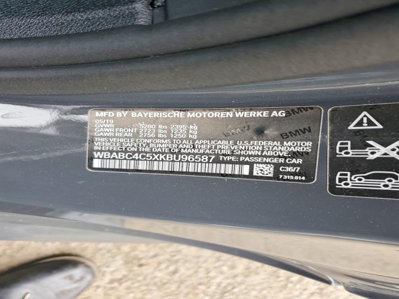 Aukcja sprzedaży 2019 Bmw M850xi, vin: WBABC4C5XKBU96587, numer aukcji: 66642306