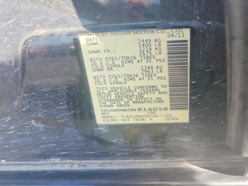 Aukcja sprzedaży 2013 Nissan Xterra, vin: 5N1AN0NW2DN814058, numer aukcji: 66029906