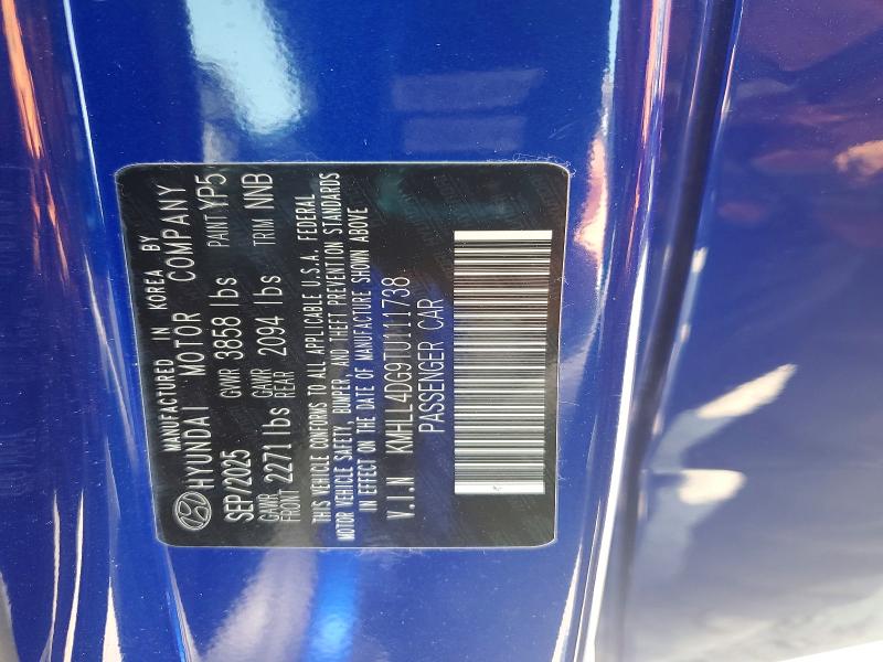 64232096 :رقم المزاد ، KMHLL4DG9TU111738 vin ، 2026 Hyundai Elantra مزاد بيع